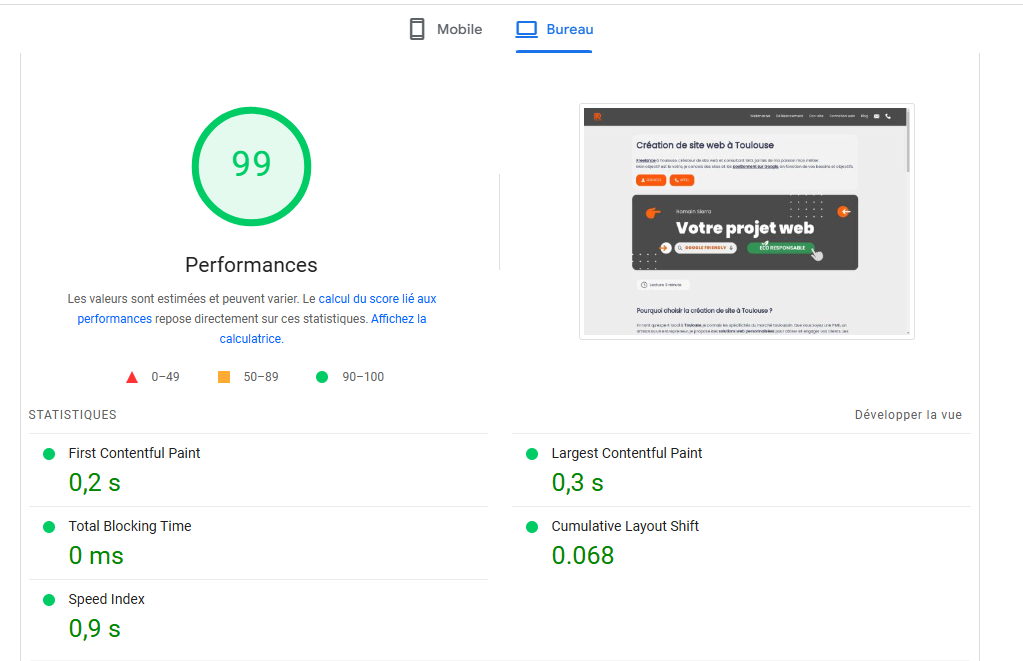 Création de site SEO google et eco responsable à Toulouse