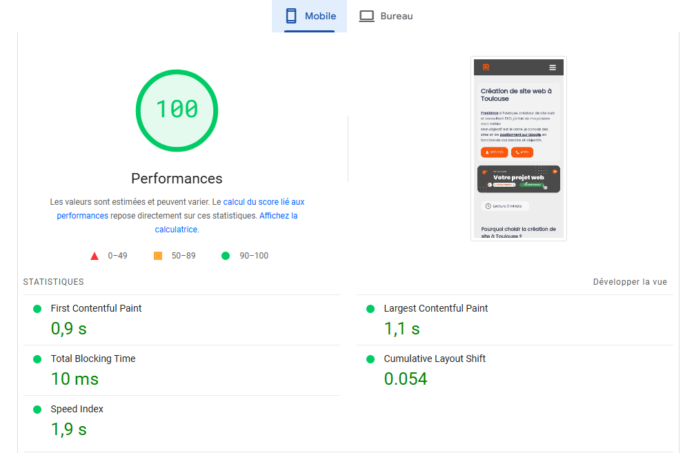 Création de site SEO google et eco responsable à Toulouse